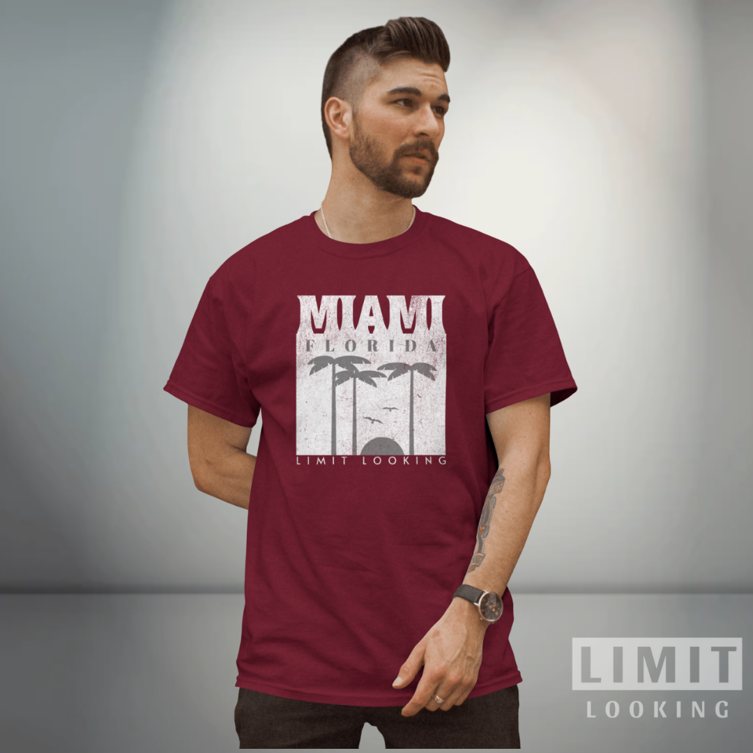 CAMISETA MIAMI - WINE