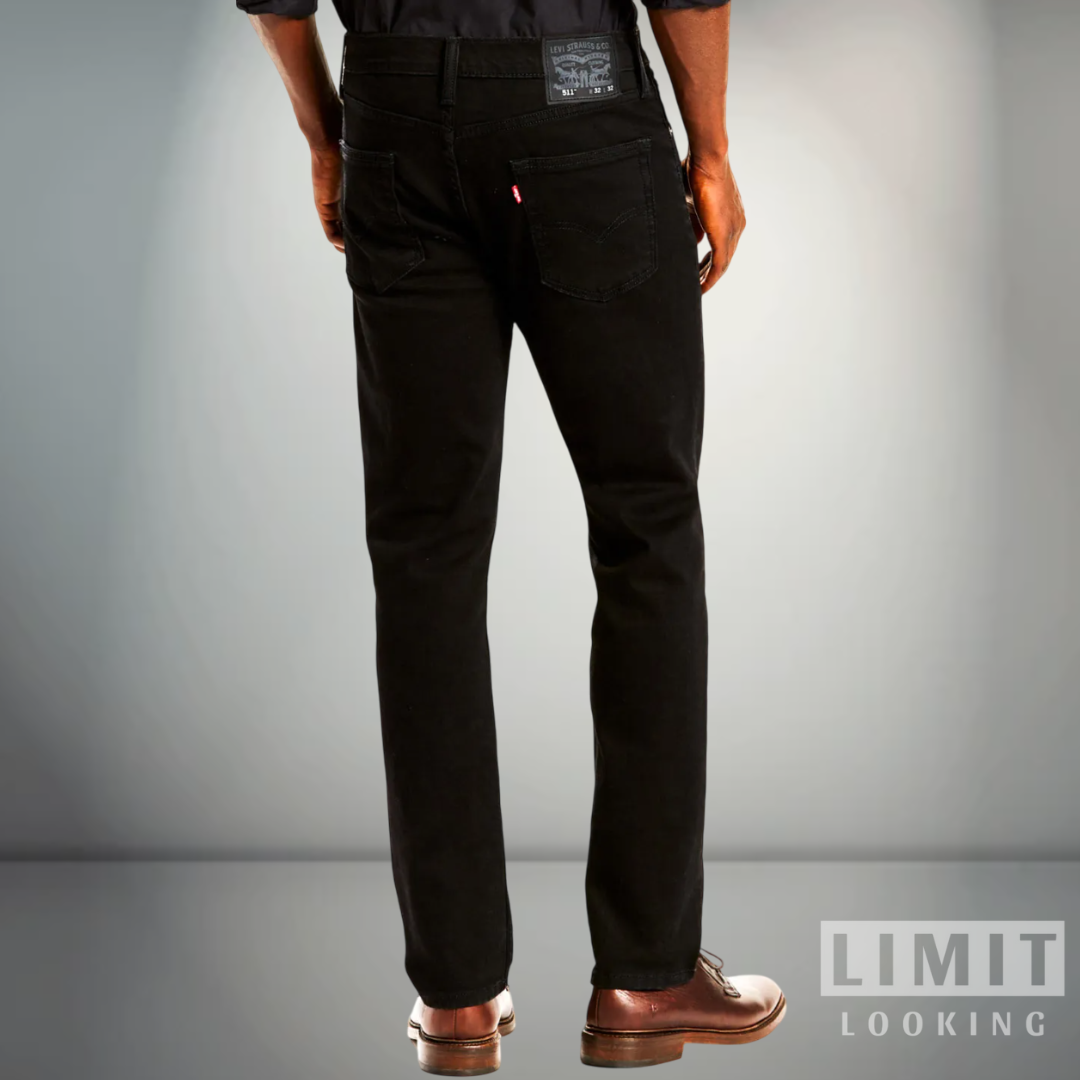 Negro Mate - Levis 512 Slim Hombre