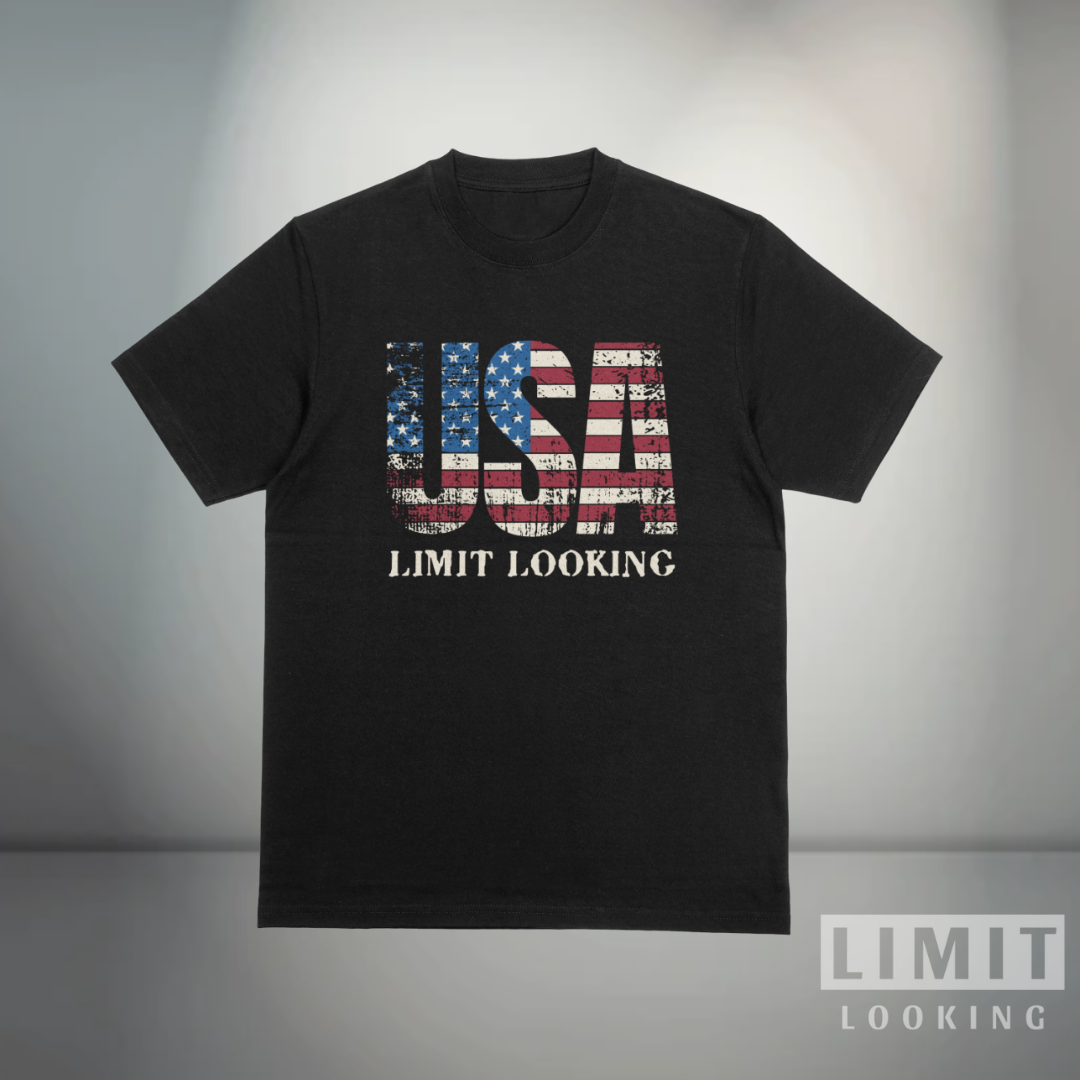 CAMISETA USA - BLACK