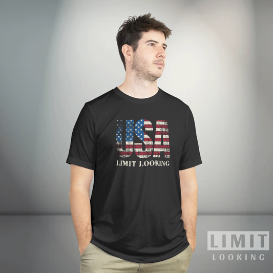 CAMISETA USA - BLACK