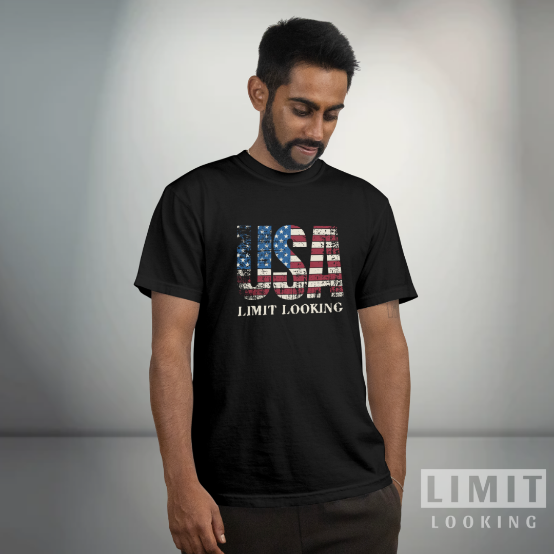 CAMISETA USA - BLACK