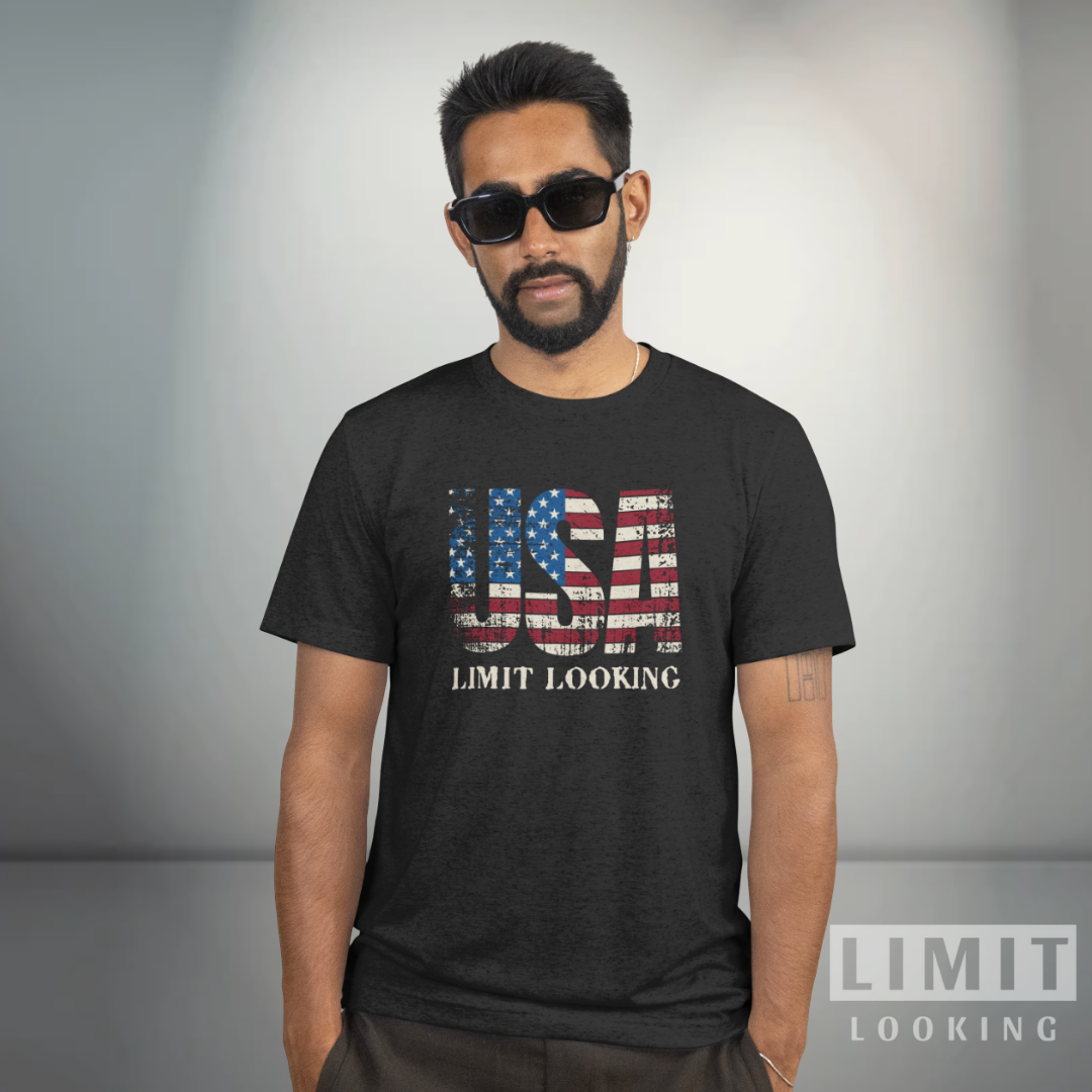 CAMISETA USA - BLACK