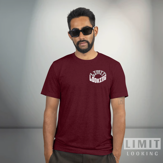 CAMISETA ROUND - ROJO VINO