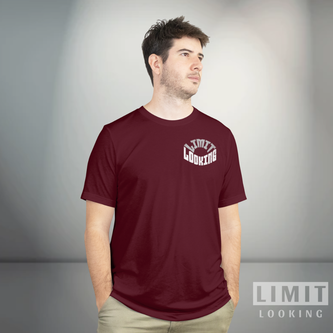 CAMISETA ROUND - ROJO VINO