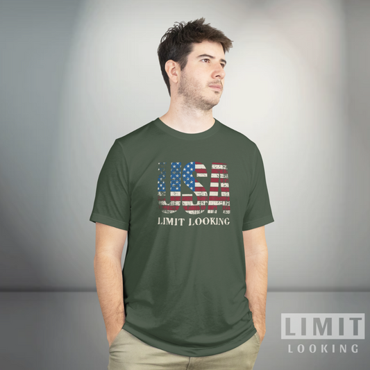 CAMISETA USA - VERDE MILITAR