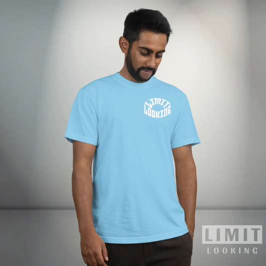 CAMISETA ROUND - AZUL CELESTE