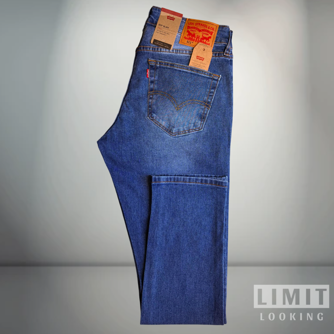 Azul Stonne - Levis 511 Slim Hombre