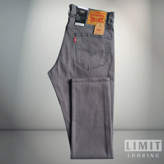 Gris - Levis 512 Slim Hombre