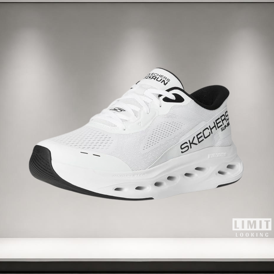 Skechers Max Cushioning Glide Step - Blanco
