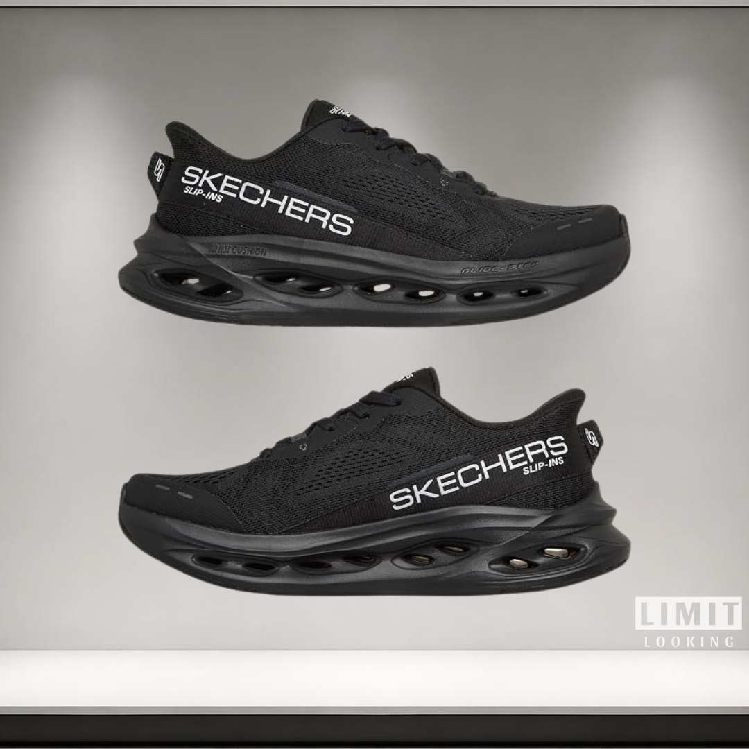 Skechers Max Cushioning Glide Step - Negro