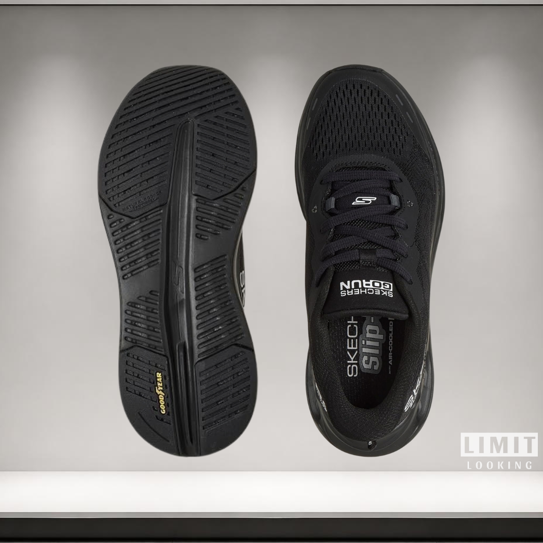 Skechers Max Cushioning Glide Step - Negro