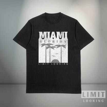 CAMISETA MIAMI - COLOR NEGRO
