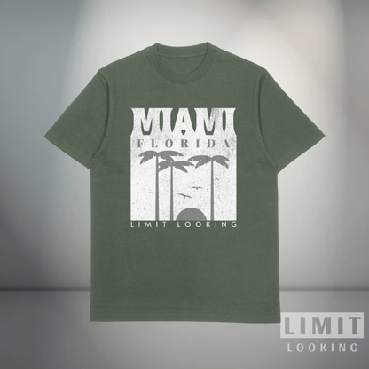 CAMISETA MIAMI - VERDE MILITAR