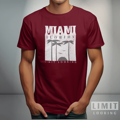 CAMISETA MIAMI - VINOTINTO