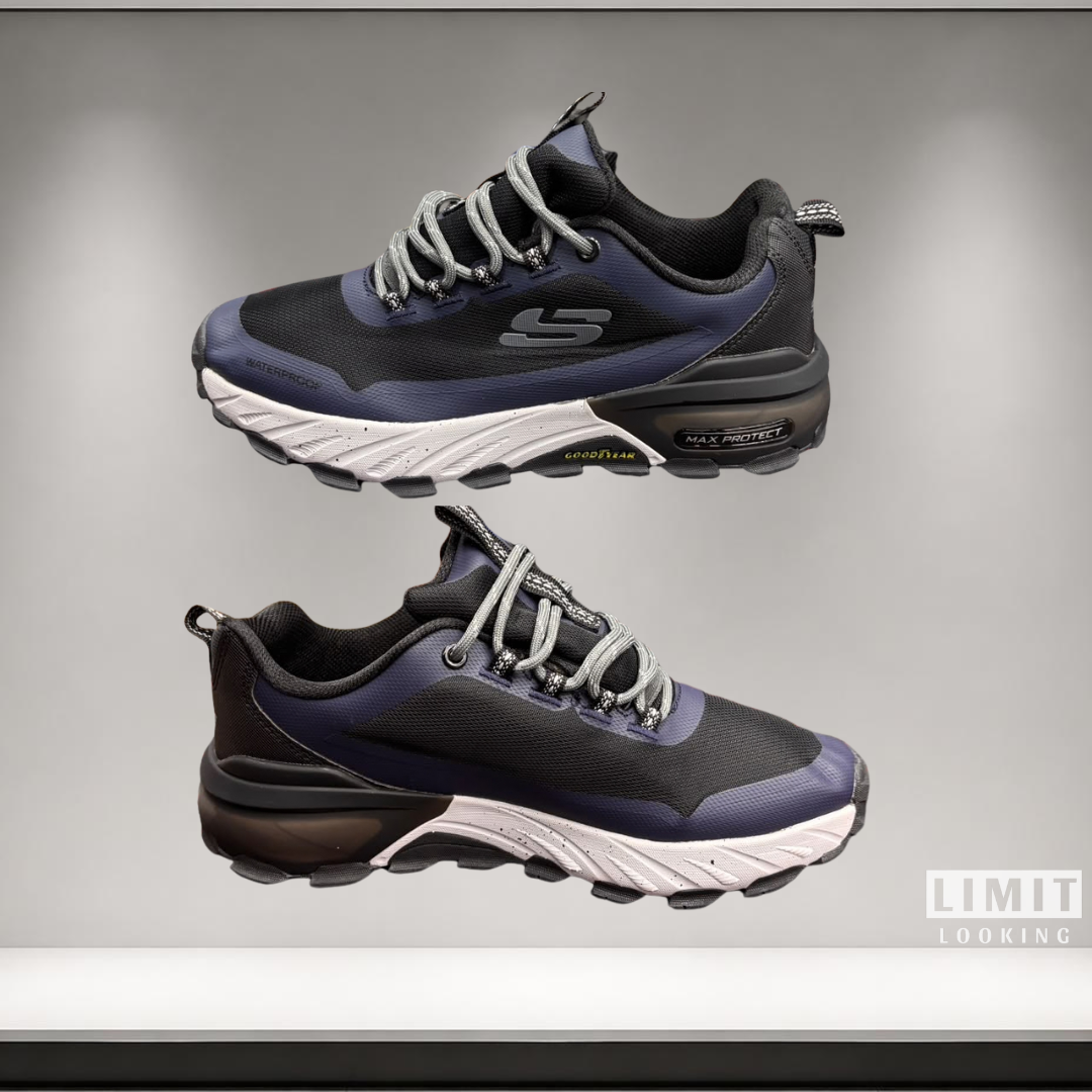 Skechers Max Protect Promote Track - Azul oscuro