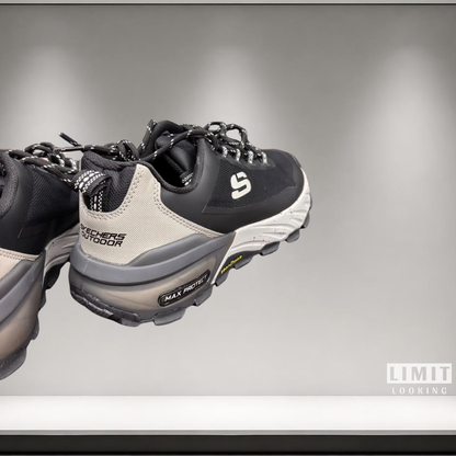Skechers Max Protect Promote Track - Negro Blanco Beige