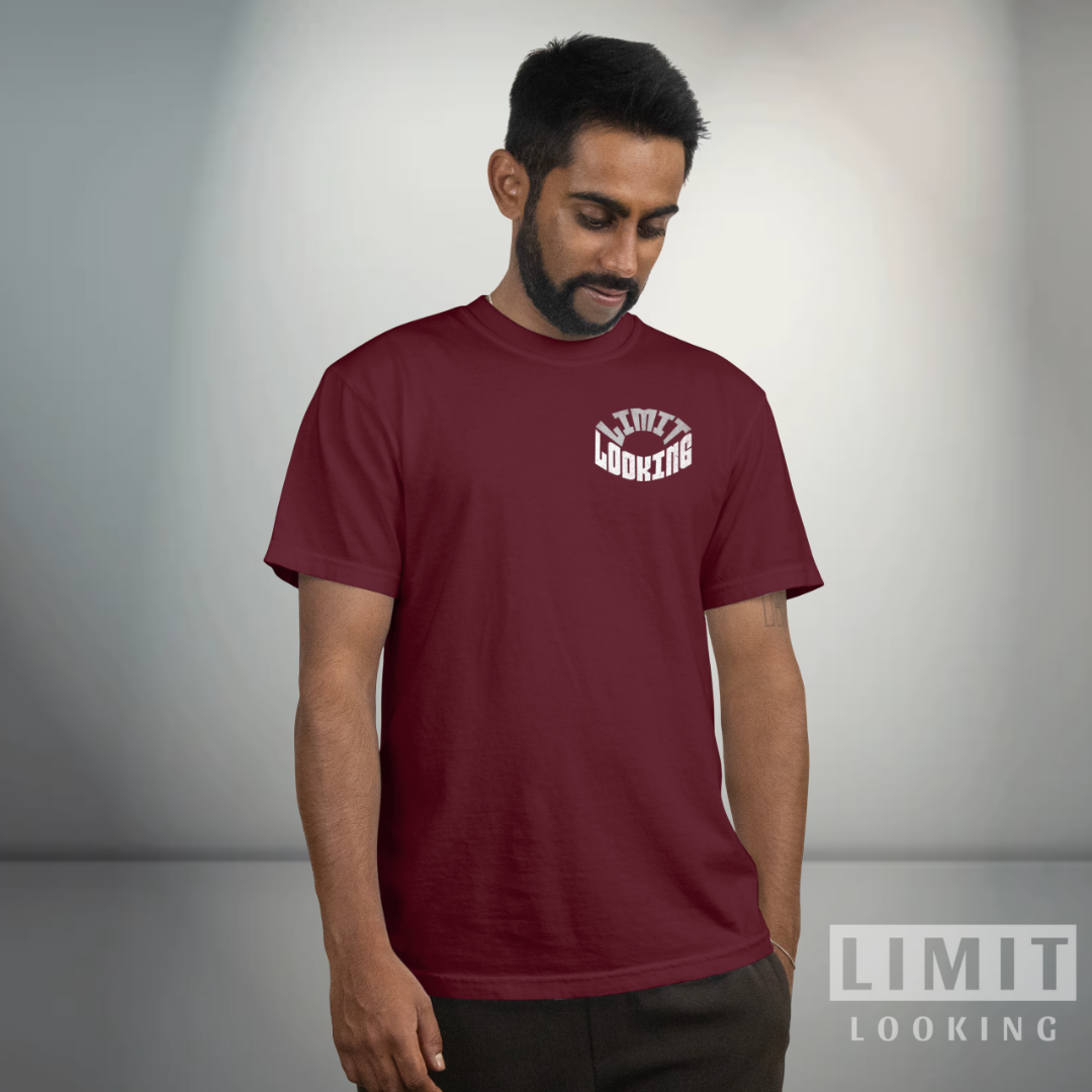 CAMISETA ROUND - ROJO VINO