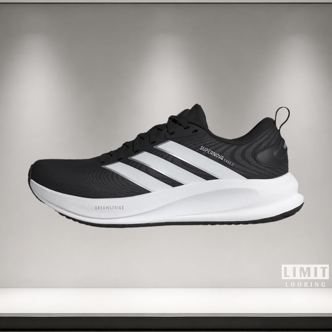 Tenis Super Nova Ease 2 - Negro y Blanco
